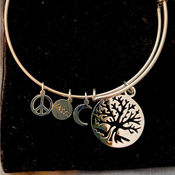 Stainless Steel Silver Adjustable Bracelet - Picture 2 of 3